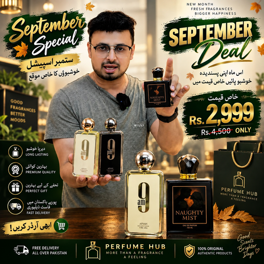 Perfume Hub 9AM+9PM+NAUGHTY MIST